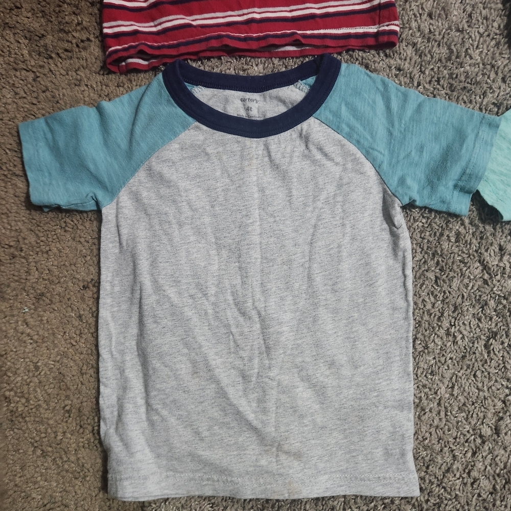 Carter's Assorted Striped and Solid Tees - Picture 3 of 9